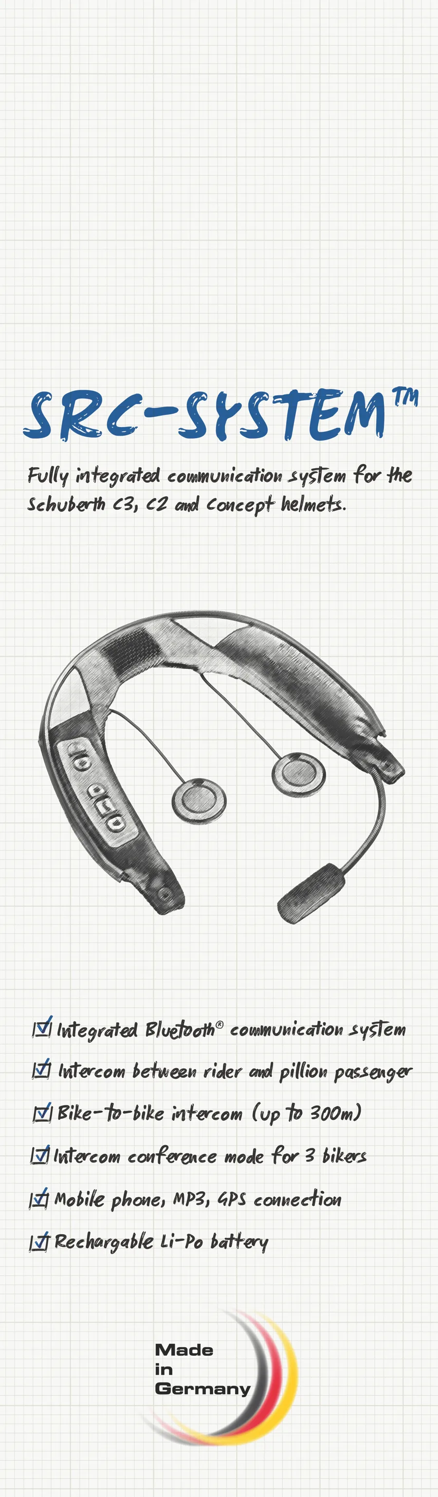 Schuberth booth wing, SRC-System