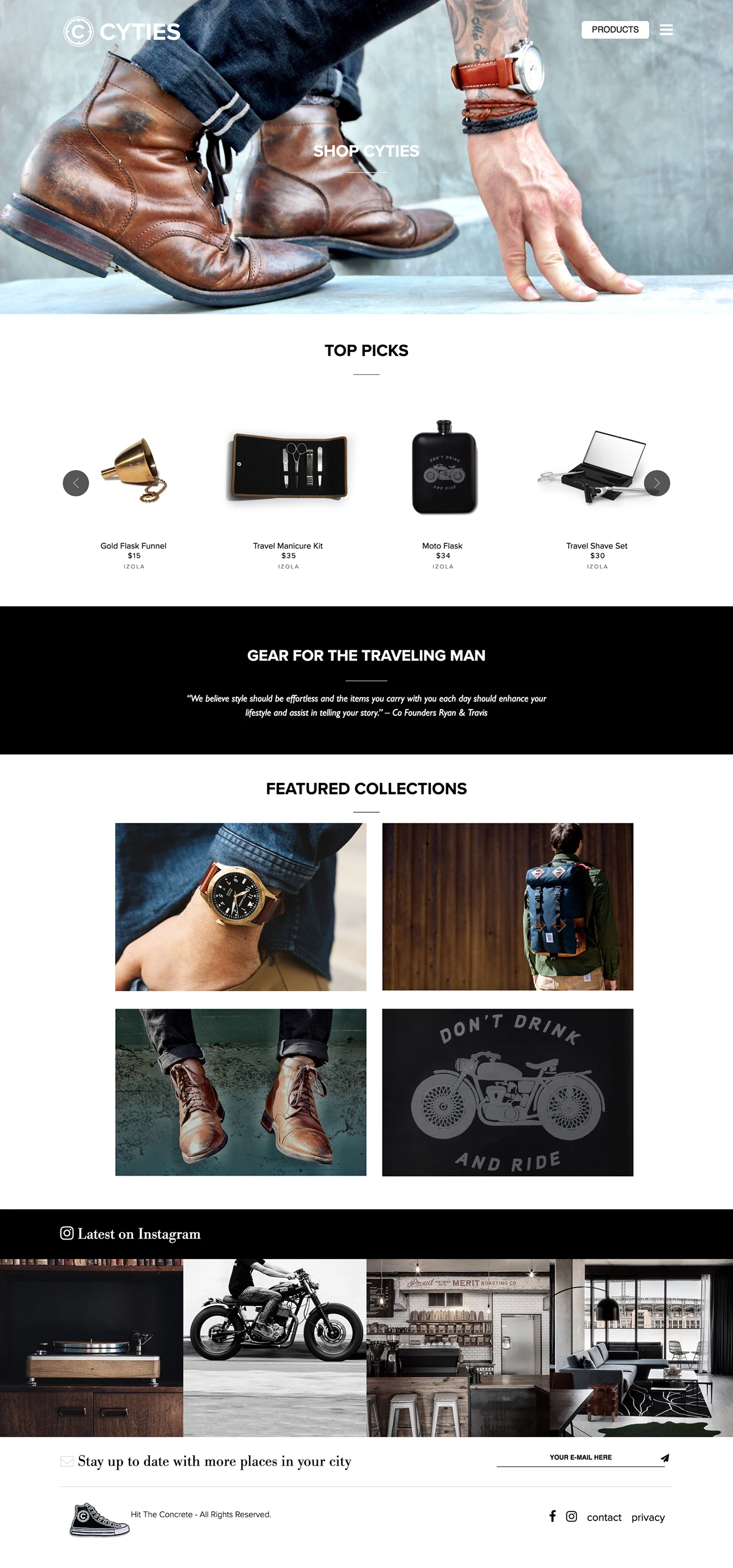 The full products page on cyties.com, top picks, featured collections and the latest on Instagram