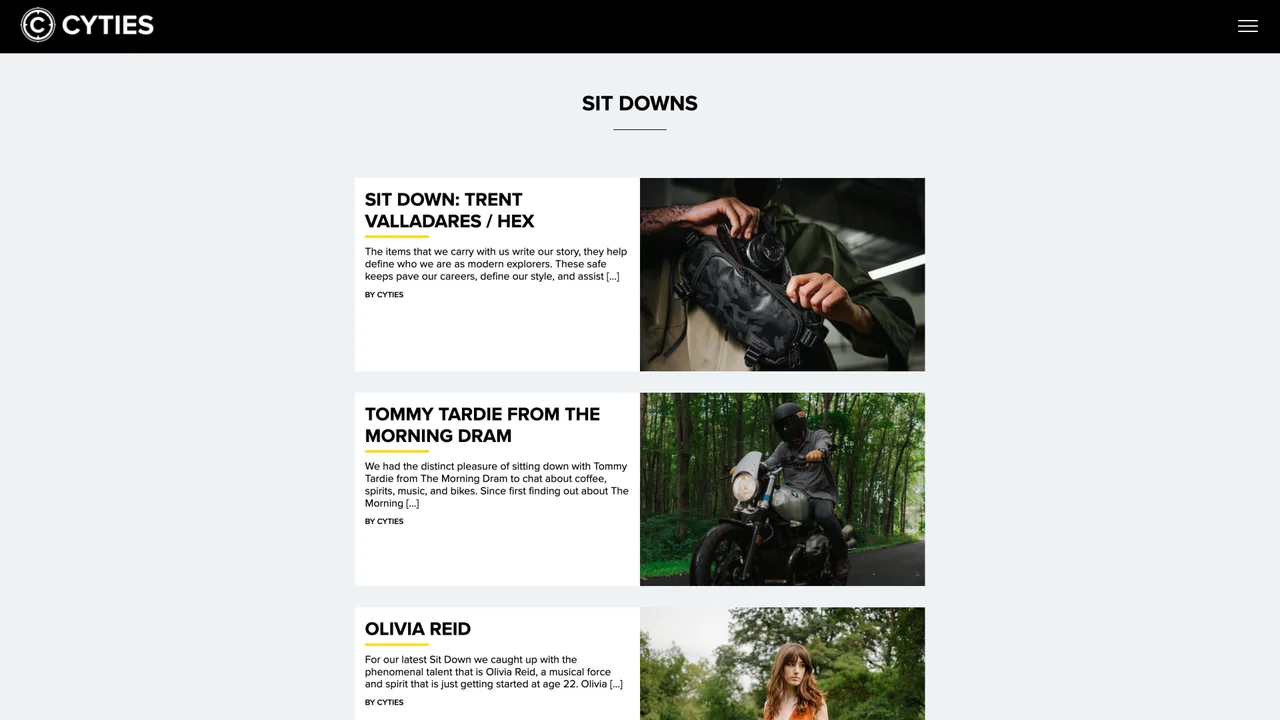 The Sit Downs index