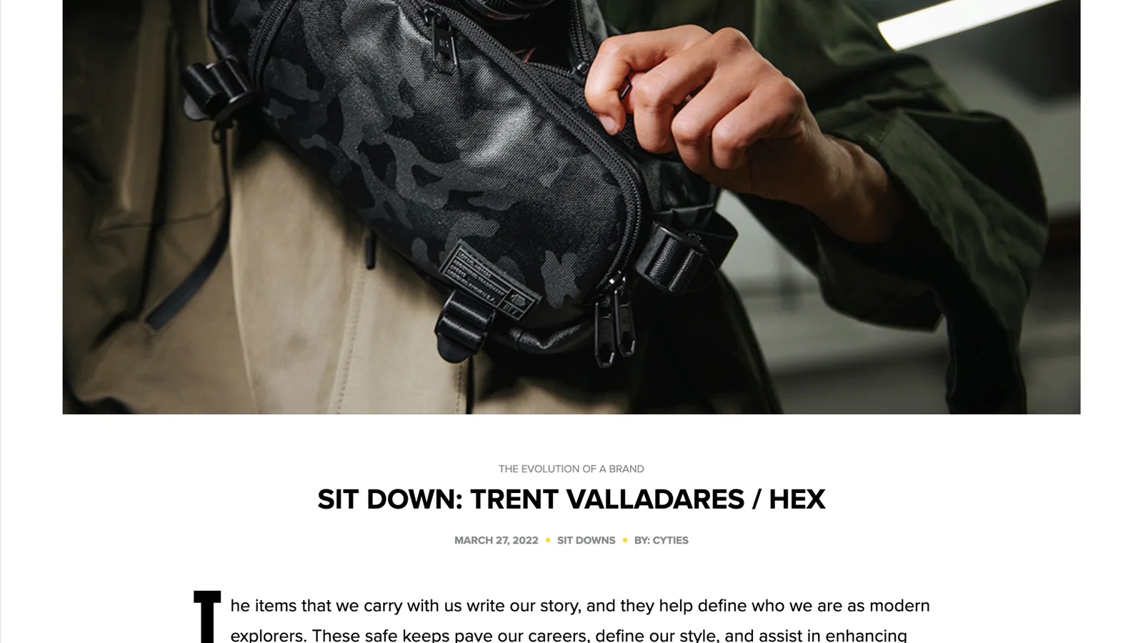 The Sit Down interview format